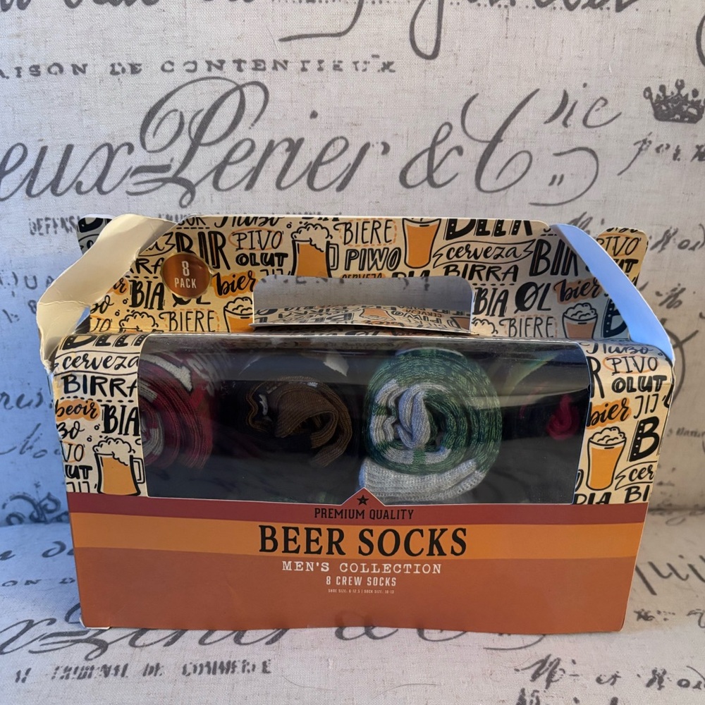 Men's Collection Beer Sock Set of 8